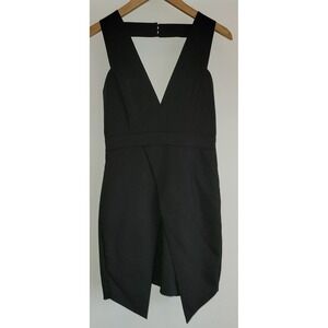 ANGL Mini Black Dress Size S New With Tags Backless